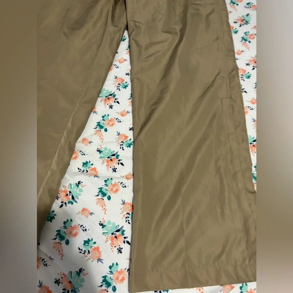 Vintage Totes Tan Rain Pants "Rain Rolls Right Off" Men's Large - Picture 2 of 8